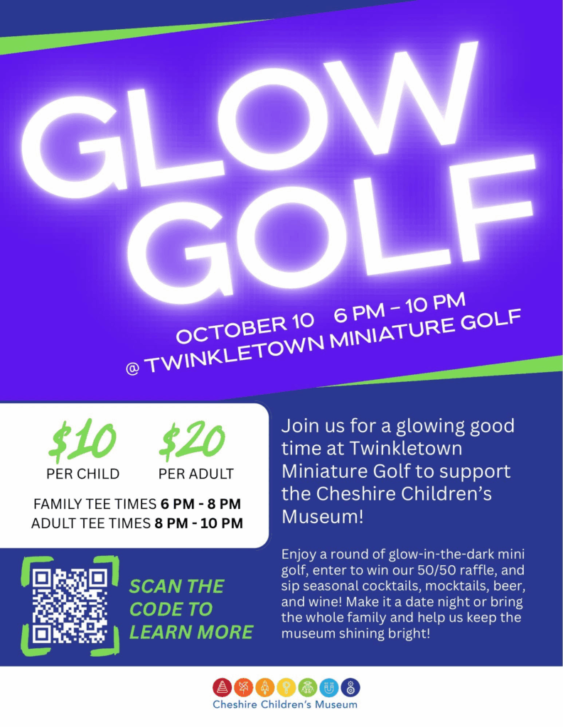 cheshire childrens museum Glo Golf